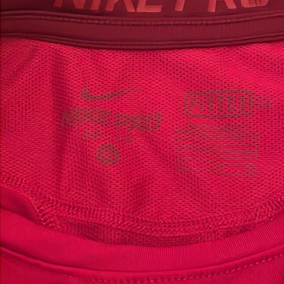 Nike Pro Combat Fitted Red Small - Picture 6 of 8